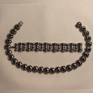 925 Sterling Silver Anna Maria Nunez de Brilanti  Necklace and Bracelet